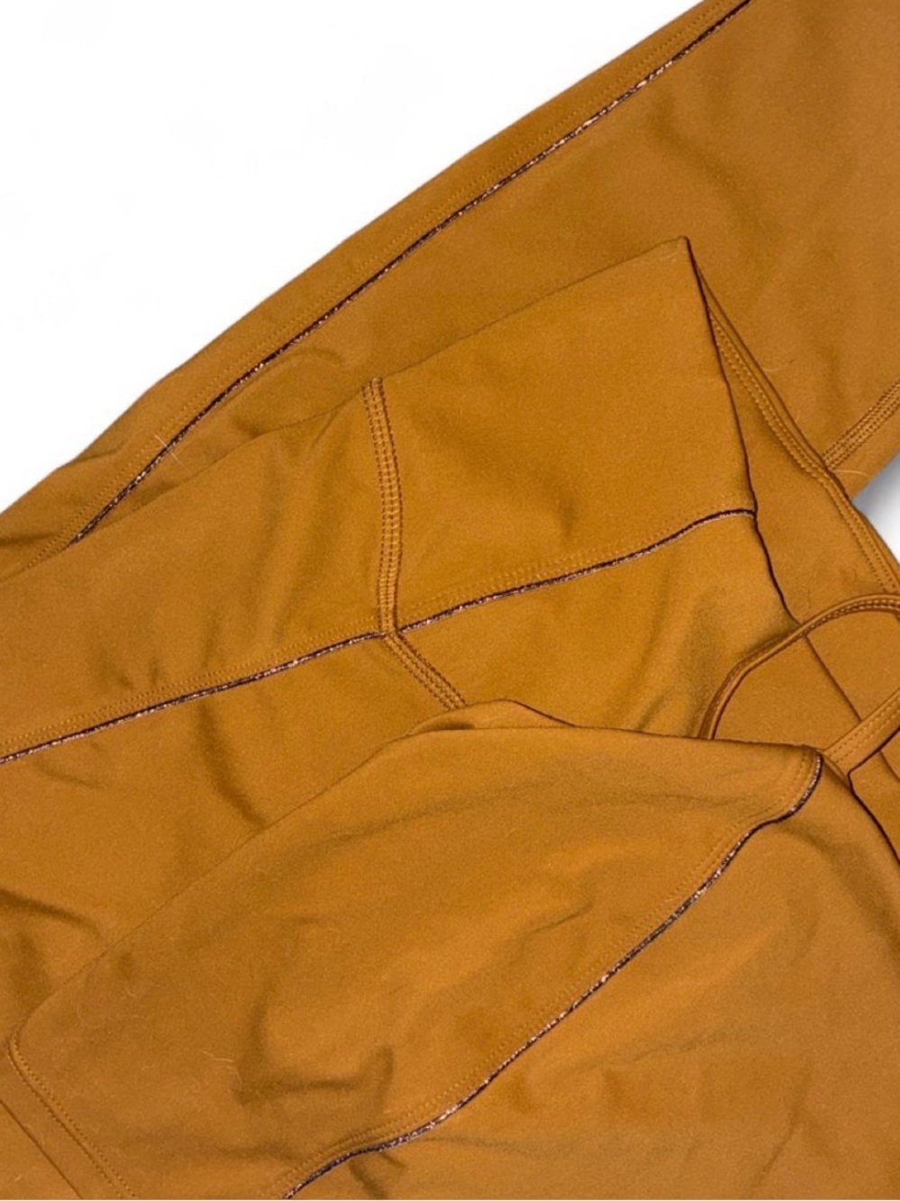 Caramel Cropped Tank and High-Waist Shorts Set - Picture 3 of 5